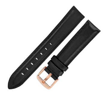 Henry & Ashe Leather Band (BLACK/ROSEGOLD)