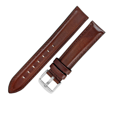 Henry & Ashe Leather Band (BROWN/SILVER)