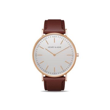 Newfield II (Rose Gold/Brown)